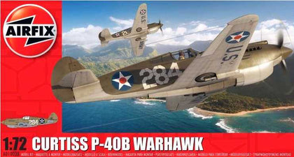 CURTISS P-40B WARHAWK 1/72 LUNGH 135 mm