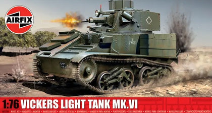 VICKERS LIGHT TANK MK VI A/B/C 1/76 LUNGH 51 mm