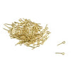 OCCHIELLI IN OTTONE CON GAMBO 0.7X10 mm 100 PZ