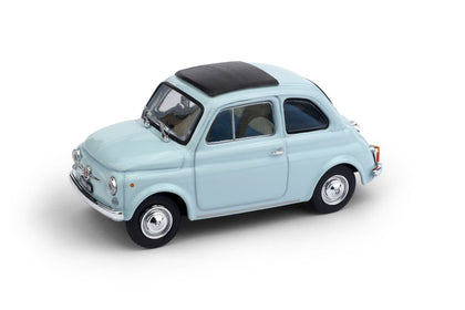 FIAT 500F CHIUSA 1965-72 AZZURRO ACQUAMARINA INT.AZZURRO/AVORIO