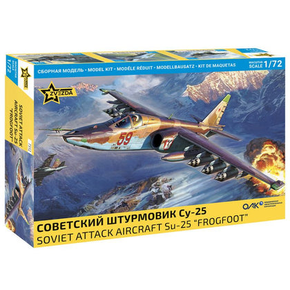 SOVIET ATTACK AIRCRAFT SU-25 FROGFOOT 1/72 LUNGH 21.3 cm