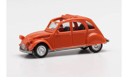 CITROEN 2 CV APERTA ROSSO ARANCIO H0