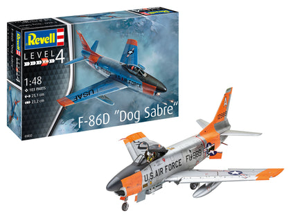 F-86D DOG SABRE 1/48 LUNGH 25.1 cm