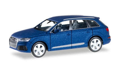 AUDI Q7 2015 BLU SEPANG METALLIZZATO 1/87