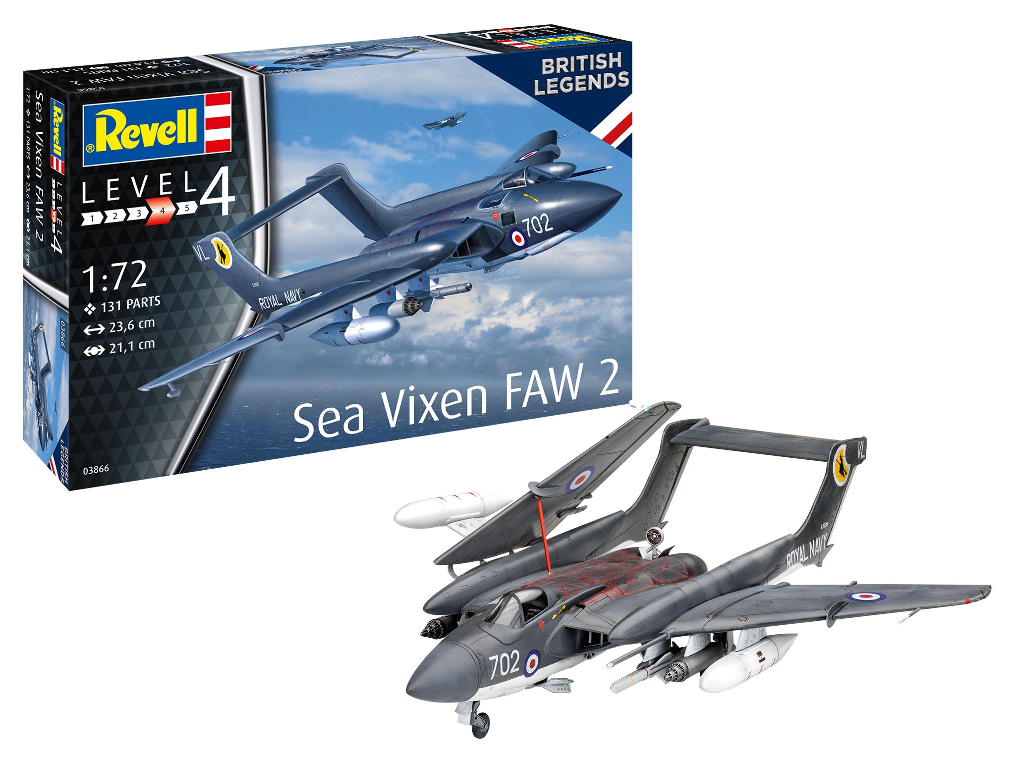 SEA VIXEN FAW 2 1/72 LUNGH 23.6 cm