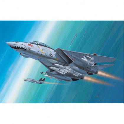 F-14D SUPER TOMCAT 1/144 LUNGH 13.4 cm