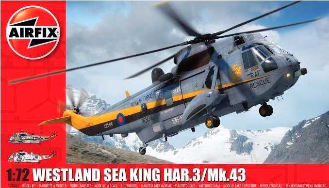 WESTLAND SEA KING HAR.3/MK.43 1/72 LUNGH 307 mm