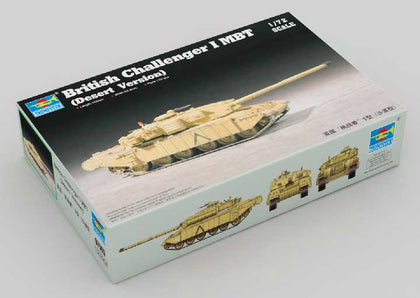 BRITISH CHALLENGER I MBT DESERT VERSION 1/72 LUNGH 163 mm