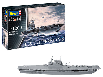 USS ENTERPRISE CV-6 1/1200 LUNGH 20.5 cm