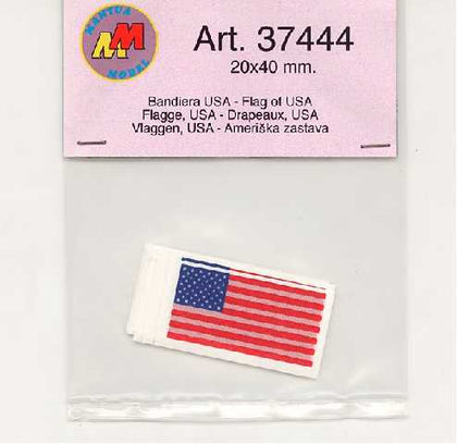 BANDIERA U.S.A. TESSUTO 20X40 mm