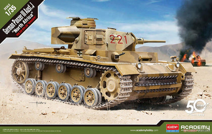 GERMAN PANZER III AUSF J NORTH AFRICA 1/35