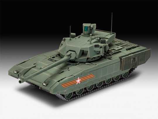 RUSSIAN MAIN BATTLE TANK T-14 ARMATA  1/35 LUNGH 30.9 cm