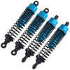 COPPIA AMMORTIZZATORI ANTERIORI ALLUMINIO BLU 100 mm