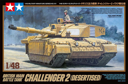 BRITISH MAIN BATTLE TANK CHALLENGER 2 DESERTISED 1/48