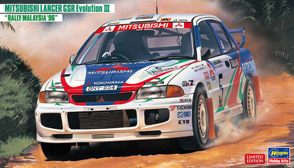 MITSUBISHI LANCER GSR EVOLUTION III RALLY MALAYSIA 96 1/24