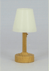 LAMPADA DA TAVOLO LEGNO 3V Diam3 H7cm CON MICRO INTERRUTTORE