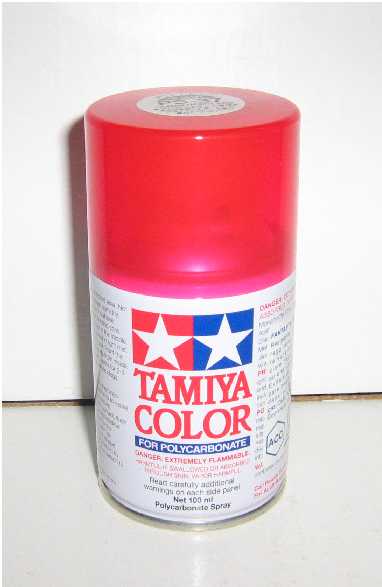 SPRAY ROSSO TRASLUCIDO PER POLICARBONATO 100 ml