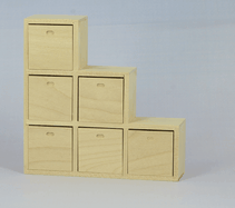 MOBILE CUBI STILE IKEA 12x3.5 H12cm – omnimodellismo