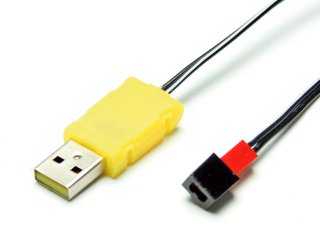 CAVO RICARICA PRESA USB PER LI-PO 3.7V SPINA BEC