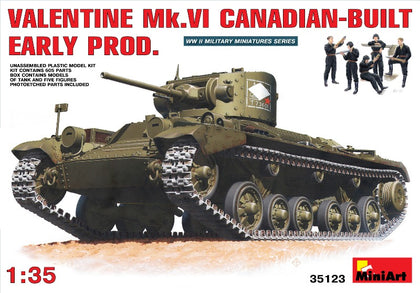 VALENTINE MK VI CANADIAN BUILT EARLY PROD.1/35