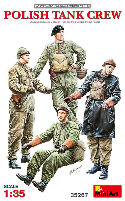 POLISH TANK CREW 1/35