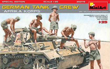 GERMAN TANK CREW AFRIKA CORPS 1/35