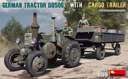 GERMAN TRACTOR D8506 WITH CARGO TRAILER 1/35