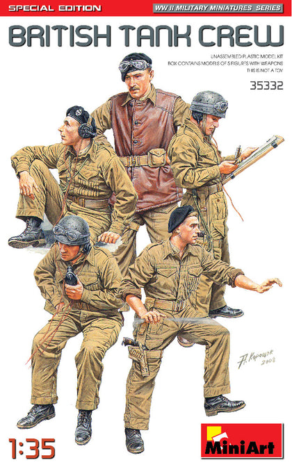 BRITISH TANK CREW 1/35