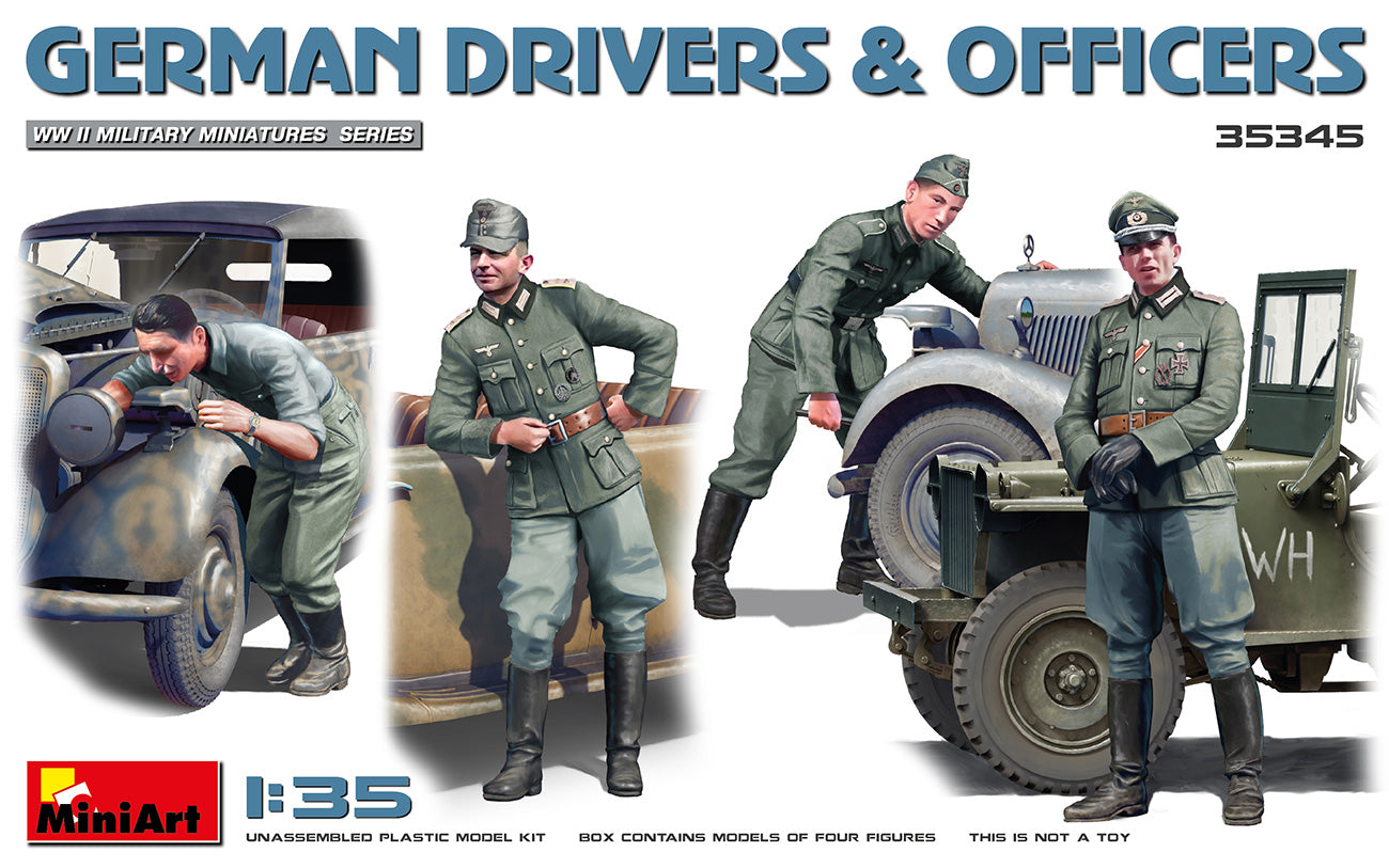 GERMAN DRIVERS & OFFICERS 1/35