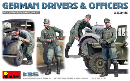 GERMAN DRIVERS & OFFICERS 1/35