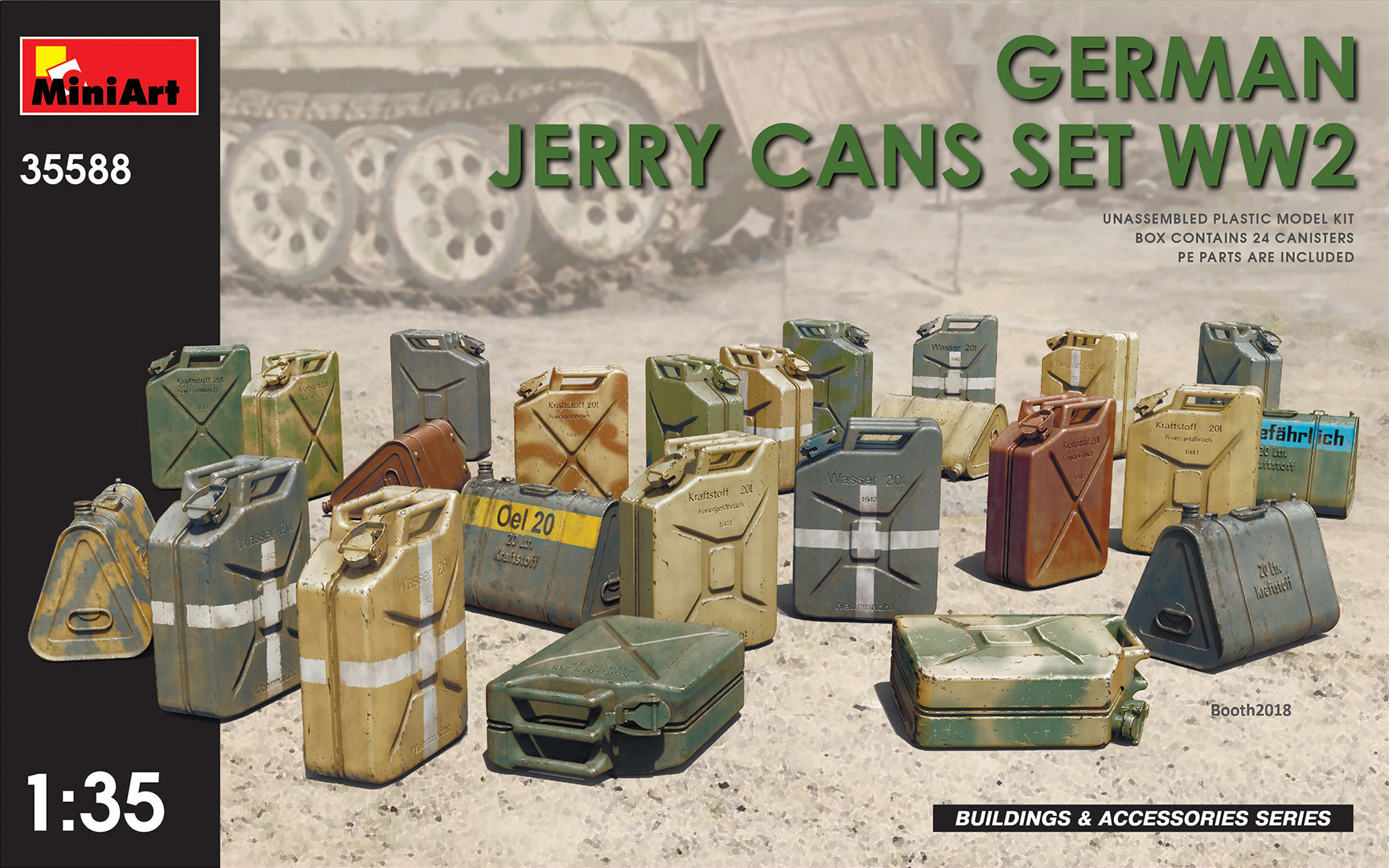 GERMAN JERRY CANS SET WW2 1/35