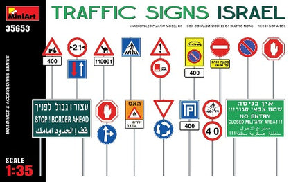 TRAFFIC SIGNS ISRAEL 1/35