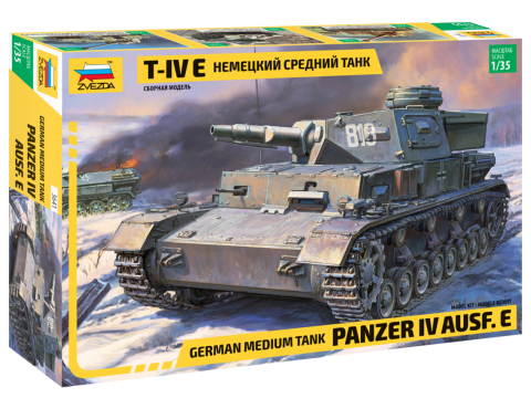 GERMAN MEDIUM TANK PANZER IV AUSF E 1/35 lungh 16.9 cm
