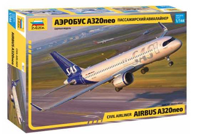 AEREO CIVILE AIRBUS A320 NEO 1/144 LUNGH 25.9 cm