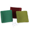 SET 3 CUSCINI COLORATI VERDE CHIARO/VERDE SCURO/ROSSO 3X3 cm