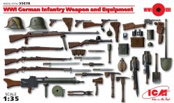 WWI GERMAN INFANTRY WEAPON AND EQUIPMENT 1/35