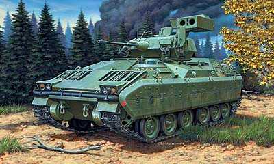 CARRO ARMATO M2/M3 BRADLEY 1/72 LUNGH 9.2 cm
