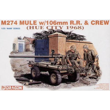CANNONE E EQUIPAGGIO M274 MULE 106 mm 1/35 SERIE NAM