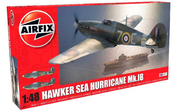 HAWKER SEA HURRICANE MK IB 1/48 LUNGH 20 cm