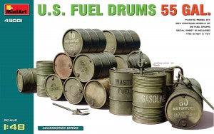 US FUEL DRUMS 55 GAL 1/48