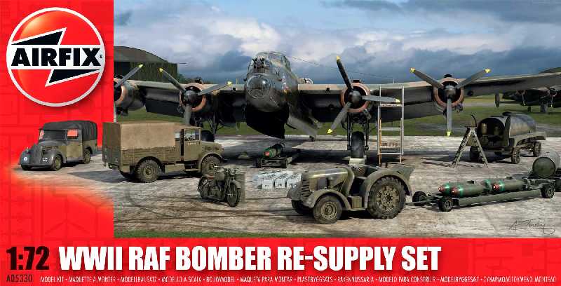 WWII RAF BOMBER RE-SUPPLY SET 1/72