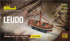 SCATOLA DI MONTAGGIO LEUDO imbarcazione da diporto  1/72 lungh. 290 mm
