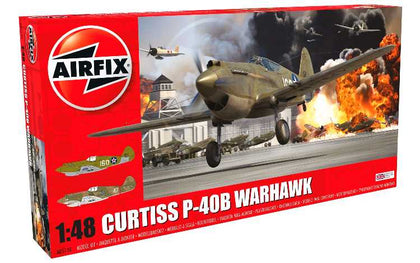 CURTISS P-40B WARHAWK 1/48 LUNGH 202 mm