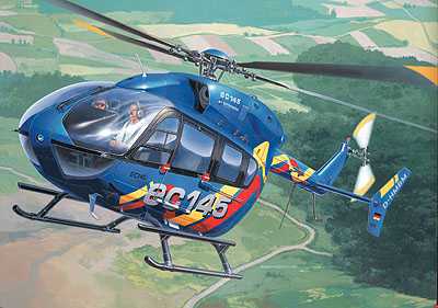 EUROCOPTER EC 145 VIP 1/72 LUNGH 14 cm