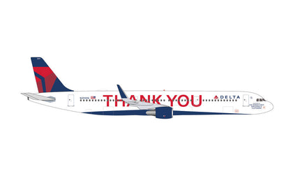 AIRBUS A321 DELTA AIR LINES THANK YOU 1/500