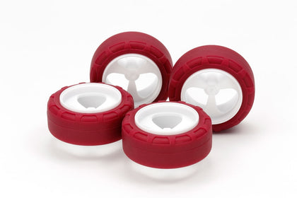 LOW FRICTION SMALL DIA.NARROW TIRES 24 mm 3 SPOKE WHEELS