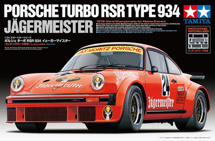 PORSCHE TURBO RSR TYPE 934 JAGERMEISTER 1/24 FOTOINCISIONI