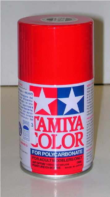 SPRAY ROSSO BRILLANTE PER POLICARBONATO 100 ml