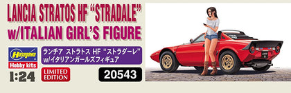 LANCIA STRATOS HF STRADALE W/ITALIAN GIRL 1/24