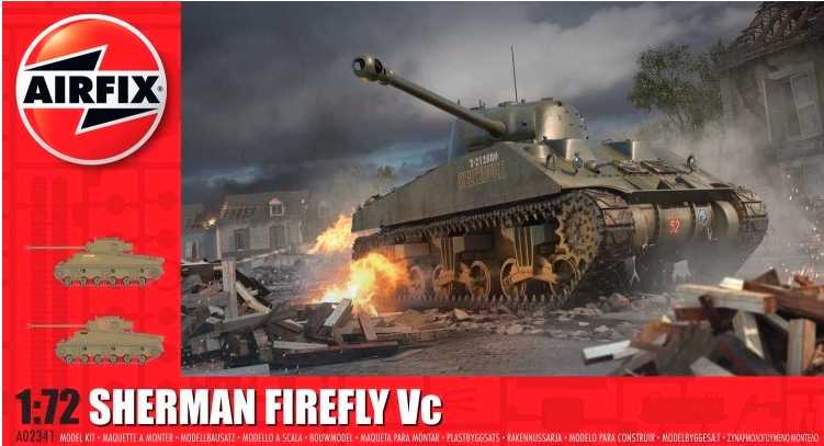 SHERMAN FIREFLY VC 1/72 LUNGH 110 mm